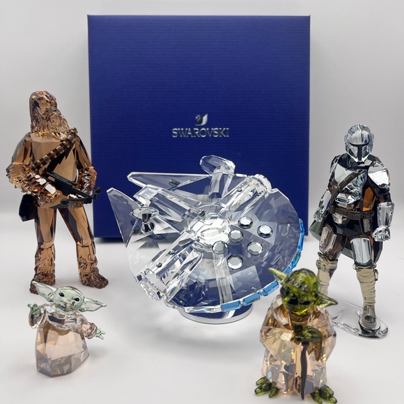 Swarovski Star Wars Crystal Figurines Set with box and certificate - Picture 6 of 7